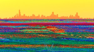 Chi Glitch Skyline