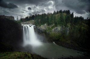 Dark Snoqualmie Falls