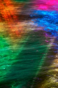 Several gels and light sources.